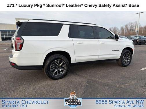 Summit White 2024 Chevrolet Suburban Z71