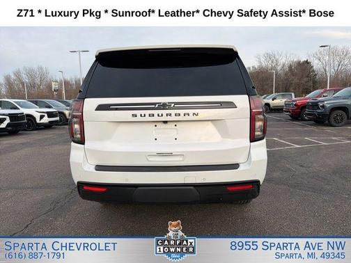 Summit White 2024 Chevrolet Suburban Z71