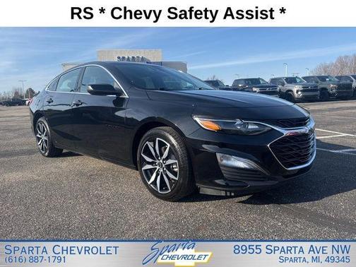 Black Metallic 2025 Chevrolet Malibu RS