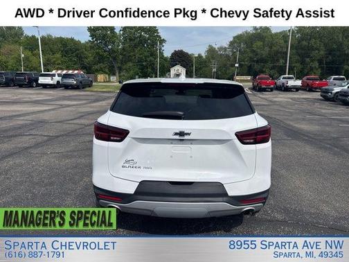Summit White 2023 Chevrolet Blazer 2LT