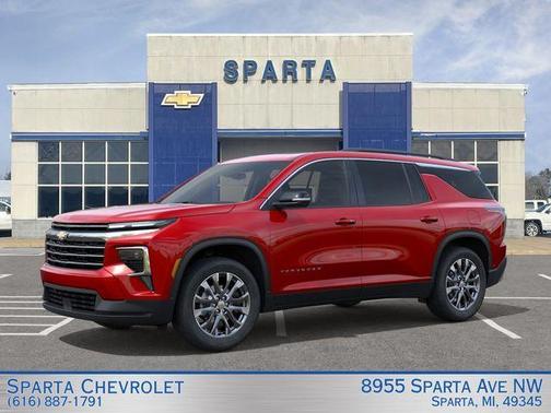 Radiant Red 2026 Chevrolet Traverse LT
