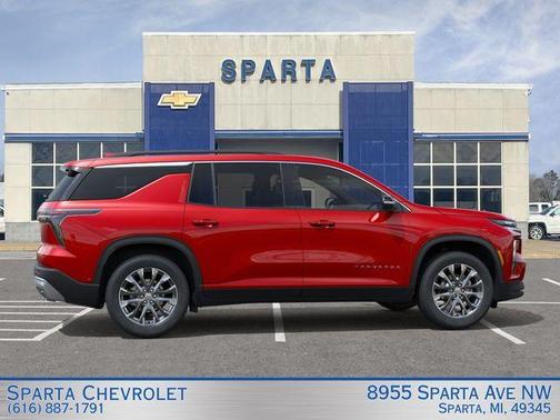 Radiant Red 2026 Chevrolet Traverse LT