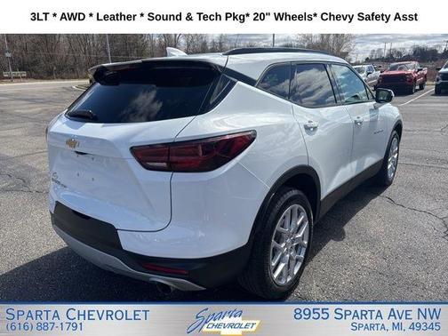 Summit White 2024 Chevrolet Blazer LT