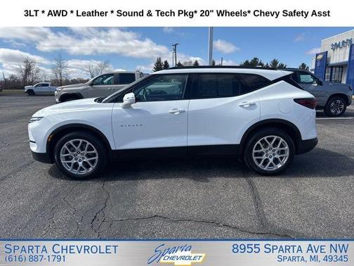 Summit White 2024 Chevrolet Blazer LT