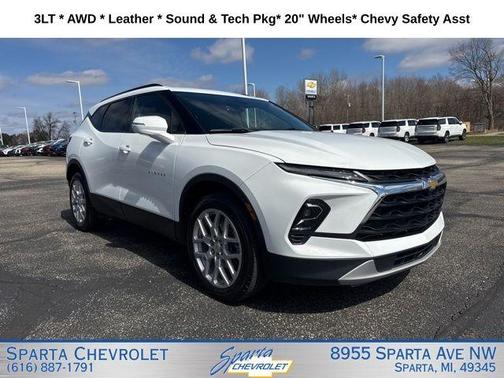 Summit White 2024 Chevrolet Blazer LT