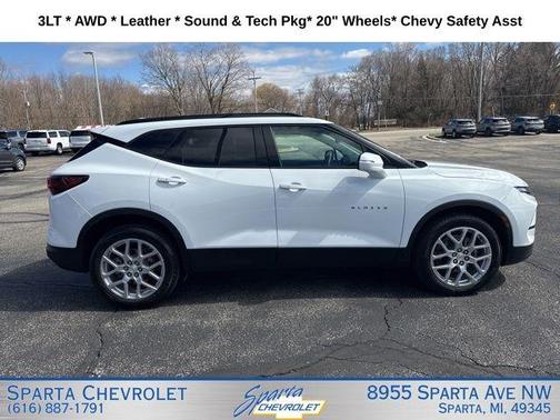 Summit White 2024 Chevrolet Blazer LT