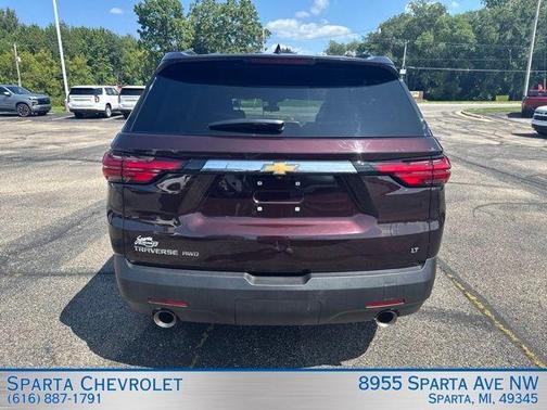 Black Cherry 2023 Chevrolet Traverse LT Cloth
