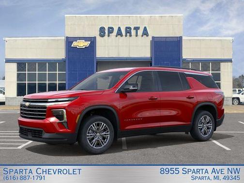 Radiant Red 2026 Chevrolet Traverse LT