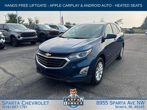Pacific Blue Metallic 2020 Chevrolet Equinox 2LT