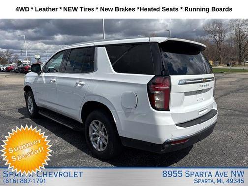 Summit White 2021 Chevrolet Tahoe LT