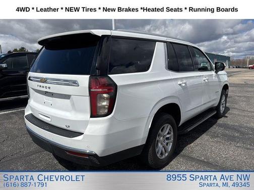 Summit White 2021 Chevrolet Tahoe LT