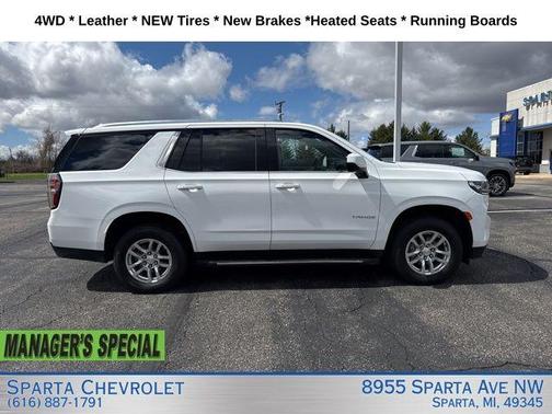 Summit White 2021 Chevrolet Tahoe LT