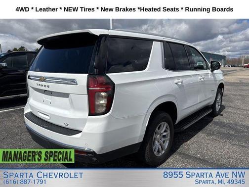 Summit White 2021 Chevrolet Tahoe LT