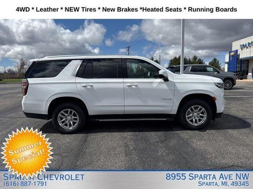 Summit White 2021 Chevrolet Tahoe LT