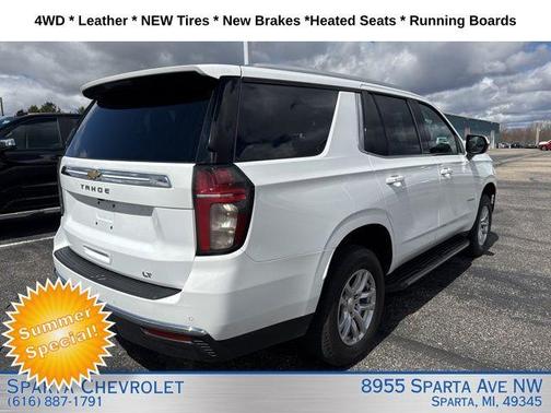Summit White 2021 Chevrolet Tahoe LT