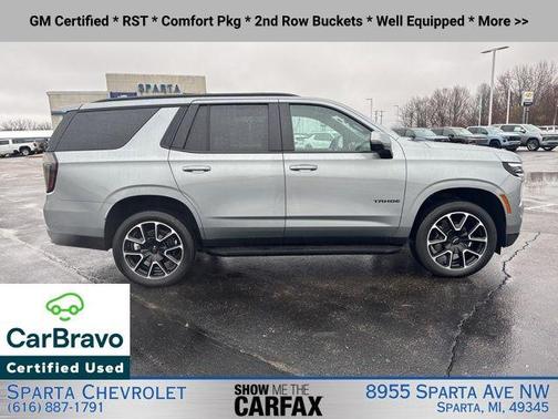 Sterling Gray Metallic 2025 Chevrolet Tahoe RST