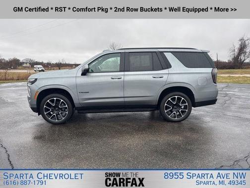 Sterling Gray Metallic 2025 Chevrolet Tahoe RST