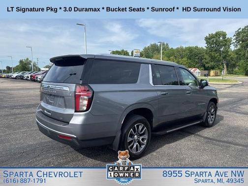 Steel Metallic 2022 Chevrolet Suburban LT