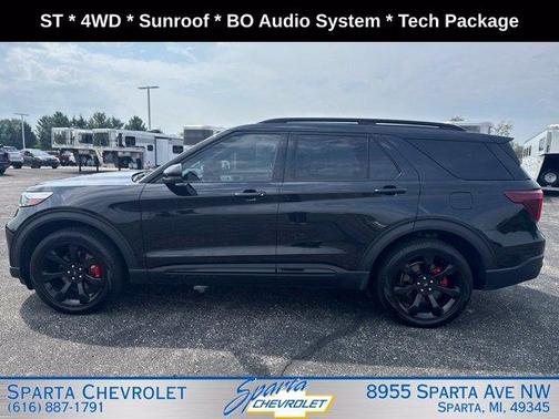 Black Metallic 2023 Ford Explorer ST