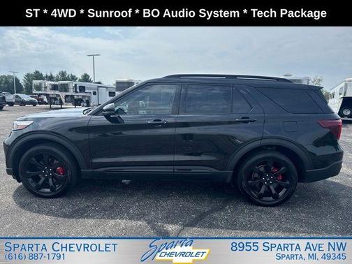 Black Metallic 2023 Ford Explorer ST