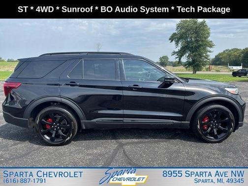 Black Metallic 2023 Ford Explorer ST
