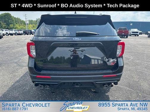 Black Metallic 2023 Ford Explorer ST