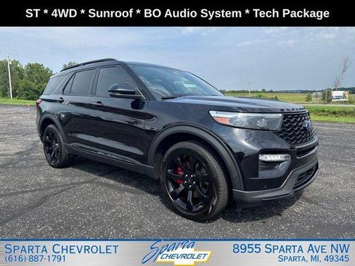 Black Metallic 2023 Ford Explorer ST