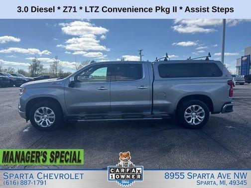 Sterling Gray Metallic 2024 Chevrolet Silverado 1500 LTZ