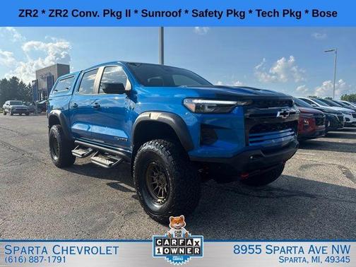 Glacier Blue Metallic 2024 Chevrolet Colorado ZR2