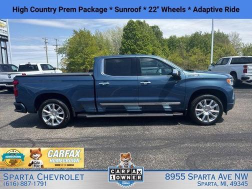 Lakeshore Blue 2024 Chevrolet Silverado 1500 High Country