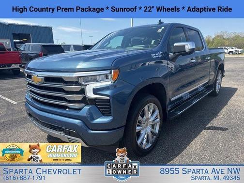 Lakeshore Blue 2024 Chevrolet Silverado 1500 High Country
