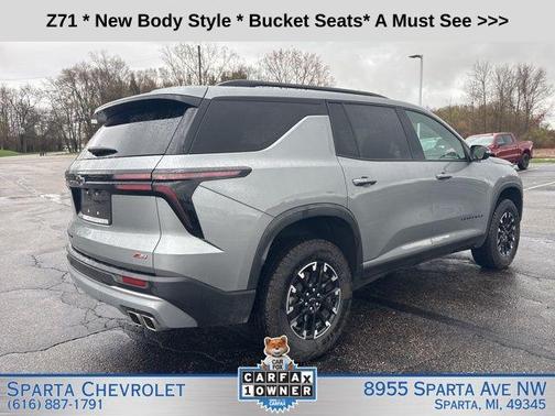 Gray 2025 Chevrolet Traverse Z71