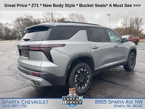 Gray 2025 Chevrolet Traverse Z71