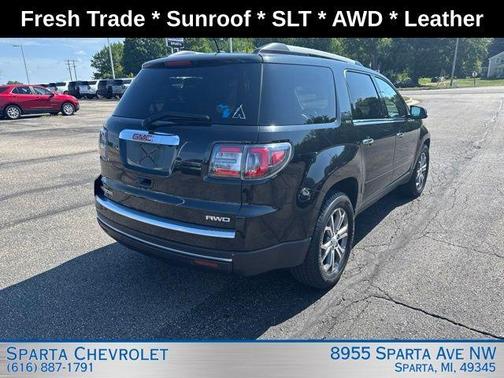 Carbon Black Metallic 2015 GMC Acadia SLT-1