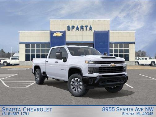 Summit White 2026 Chevrolet Silverado 2500 Custom