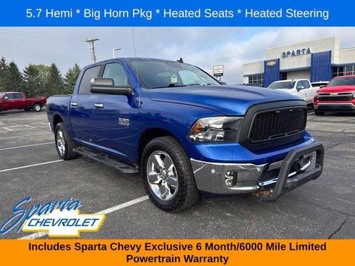 Blue 2018 RAM 1500 Big Horn
