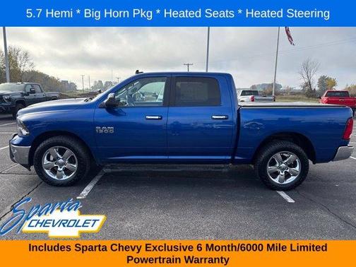 Blue 2018 RAM 1500 Big Horn