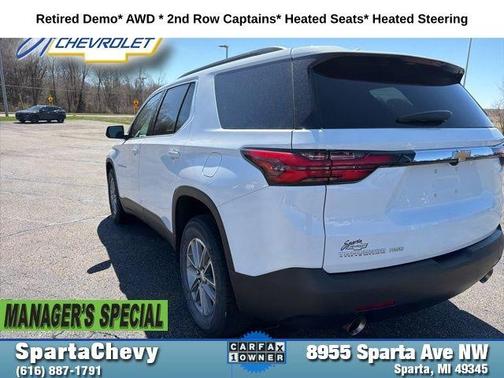 Summit White 2023 Chevrolet Traverse LT Cloth