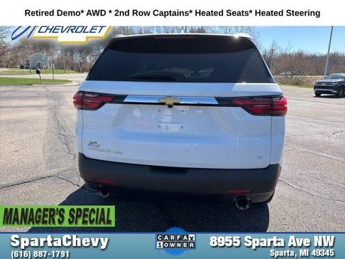Summit White 2023 Chevrolet Traverse LT Cloth