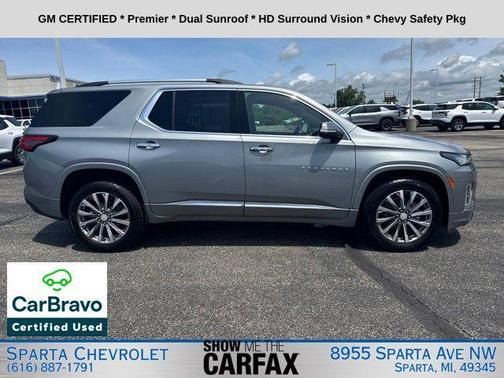 Sterling Gray Metallic 2023 Chevrolet Traverse Premier