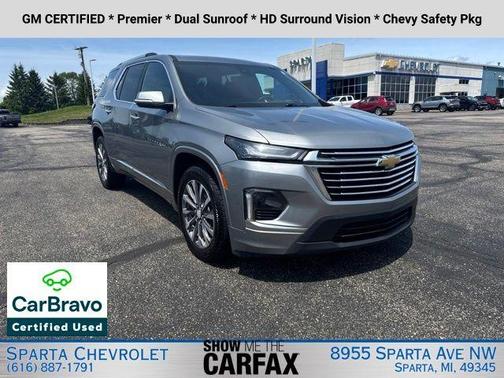 Sterling Gray Metallic 2023 Chevrolet Traverse Premier