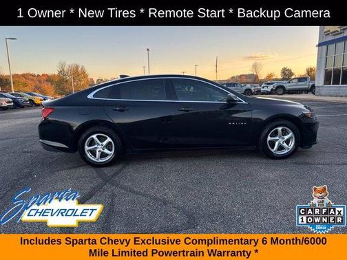 Black Metallic 2018 Chevrolet Malibu 1LS