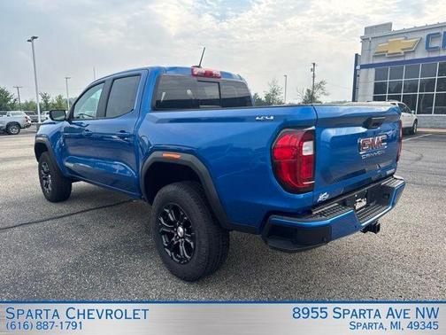 Blue Metallic 2023 GMC Canyon Elevation