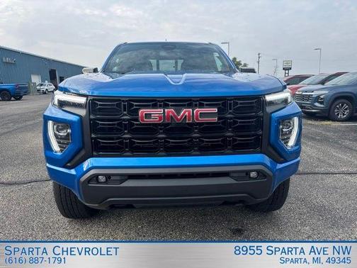 Blue Metallic 2023 GMC Canyon Elevation