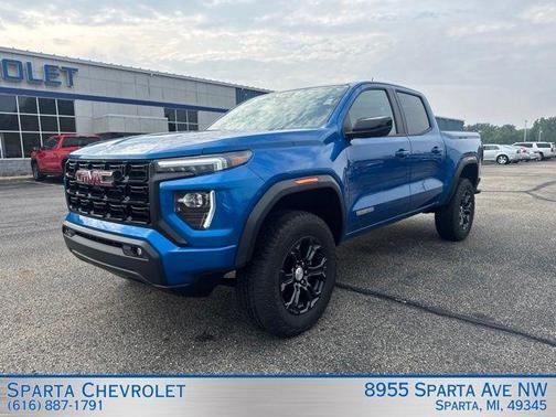 Blue Metallic 2023 GMC Canyon Elevation