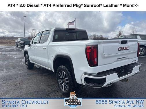 Summit White 2023 GMC Sierra 1500 AT4