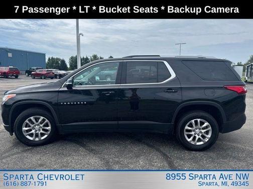 Black Metallic 2018 Chevrolet Traverse LT Cloth