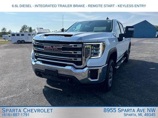 Summit White 2023 GMC Sierra 2500 SLE