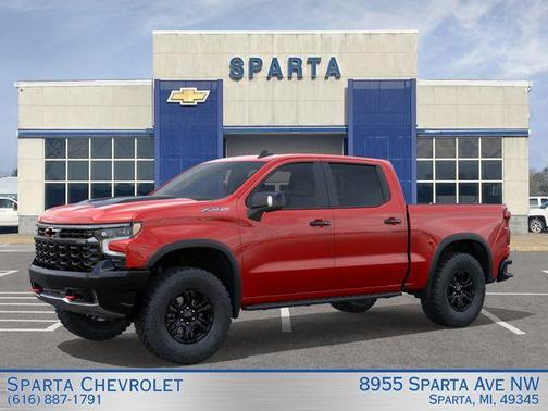 Red 2026 Chevrolet Silverado 1500 ZR2