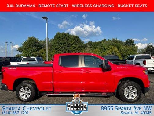 Red 2024 Chevrolet Silverado 1500 LT